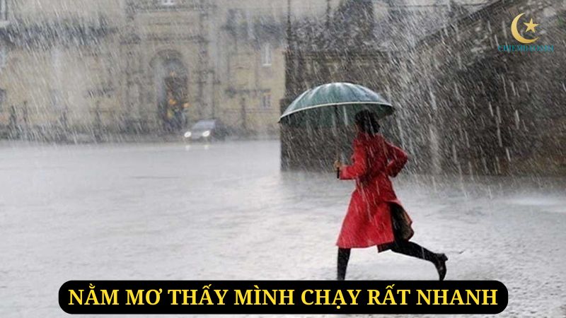 Nằm mơ thấy mình chạy trong mưa